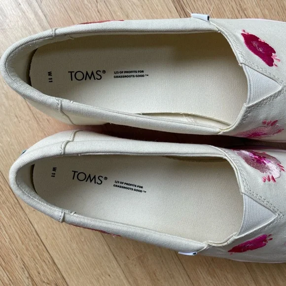 TOM’S Alpargata Platform Slip On Shoes Size 11 in Excellent Condition - Picture 9 of 15